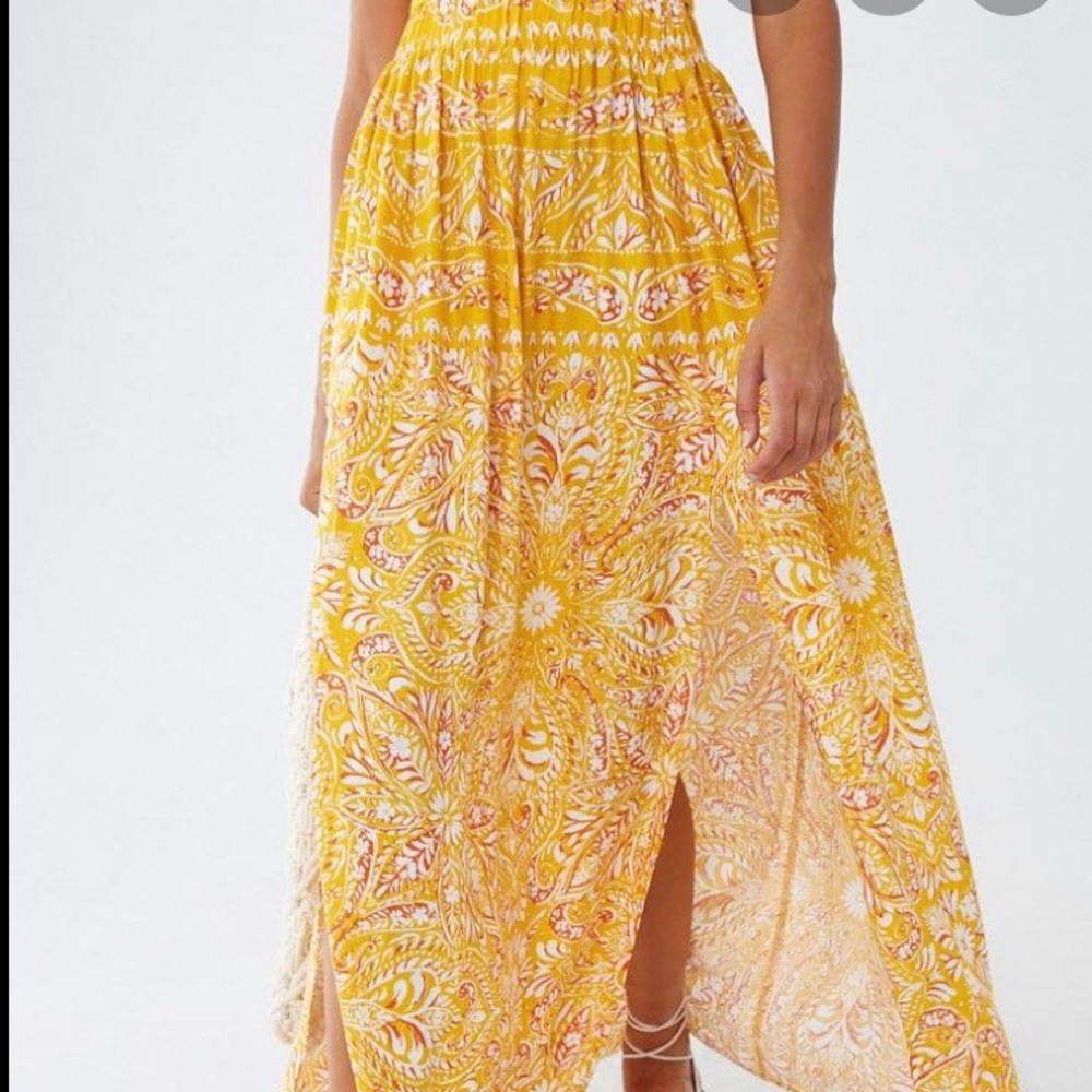 NEW WITH TAGS Forever21 Abstract Print Maxi Skirt